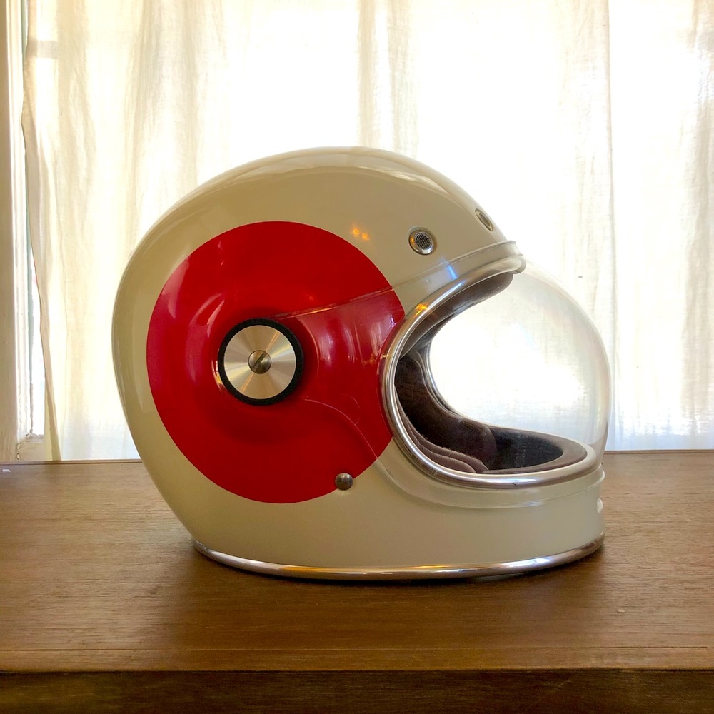 Bell Bullet Motorcycle Helmut, XS Used once